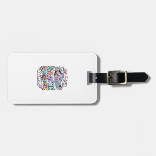 Étiquette À Bagage Licorne Galactique Rêveuse Kawaii Autocollant et T
