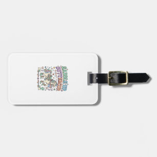 Étiquette À Bagage Licorne Sellez Buttercup Kawaii Typographie Desi