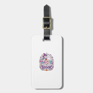 Étiquette À Bagage Licorne trop mignonne pour effrayer l'art coloré d