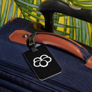 Étiquette À Bagage lierre ombré de style Korin