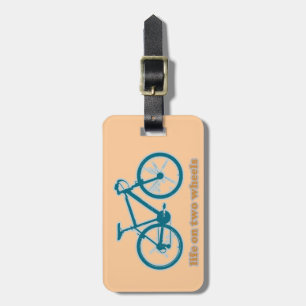 Étiquette À Bagage life on wheels - bikes