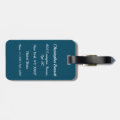 Étiquette À Bagage Ligne active par l’Atelier de papa (Dos horizontal)