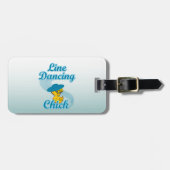 Étiquette À Bagage Ligne Dancing Chic #3 (Devant horizontal)