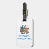 Étiquette À Bagage ligne danse (Devant Vertical)