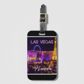 Étiquette À Bagage Ligne d'atterrissage de Las Vegas (Devant Vertical)