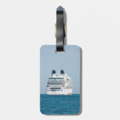Étiquette À Bagage Ligne de croisière (Dos Vertical)