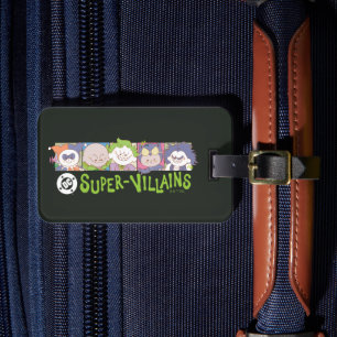 Étiquette À Bagage Ligne de dessins animés de Super-Vilains DC