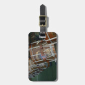 Étiquette À Bagage Ligne militaire de tambour des Etats-Unis (Devant Vertical)