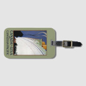 Étiquette À Bagage Lignes de croisière canadiennes vintages (Devant Horizontal)