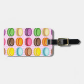 Étiquette À Bagage Lignes des Macarons (Devant horizontal)