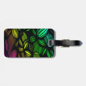 Étiquette À Bagage Lignes mystérieuses (Dos horizontal)