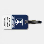 Étiquette À Bagage Ligue de Justice | Blue & Red Group Pop Art (Dos horizontal)