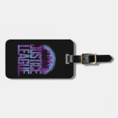 Étiquette À Bagage Ligue de Justice | Justice League City Silhouette (Devant horizontal)