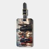 Étiquette À Bagage Ligue de Justice | Ligue de la justice sur le cham (Devant Vertical)