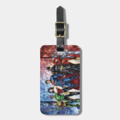 Étiquette À Bagage Ligue de Justice | Nouveau 52 Ligue de Justice (Devant Vertical)