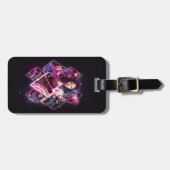 Étiquette À Bagage Ligue de Justice | Panneaux de groupe galactique d (Devant horizontal)