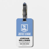 Étiquette À Bagage Ligue de Justice | United We Stand Graphic (Dos Vertical)