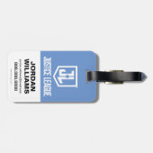 Étiquette À Bagage Ligue de Justice | United We Stand Graphic (Dos horizontal)