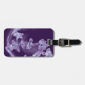 Étiquette À Bagage Lilac en cercle (Devant horizontal)