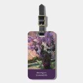 Étiquette À Bagage Lilacs dans une fenêtre | Mary Cassatt (Devant Vertical)