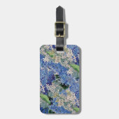 Étiquette À Bagage Lilacs vintages (Devant Vertical)