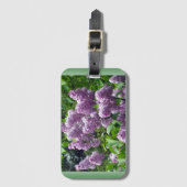 Étiquette À Bagage Lilas (Devant Vertical)
