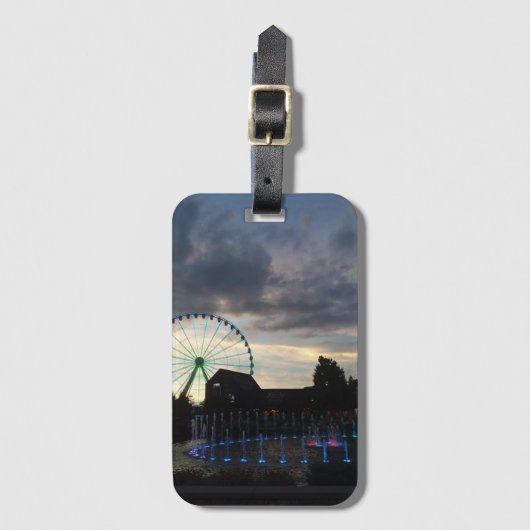 Étiquette À Bagage L'île de Pigeon Forge (Devant Vertical)