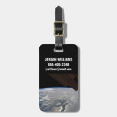 Étiquette À Bagage L'Île D'Hispaniola Avec Sunglin (Devant Vertical)