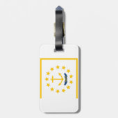 Étiquette À Bagage L'île Rhode (Dos Vertical)