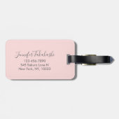 Étiquette À Bagage L'illustration japonaise | de chat de calicot (Dos horizontal)