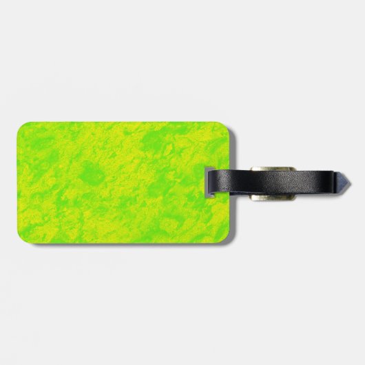 Étiquette À Bagage Lime de citron (Dos horizontal)