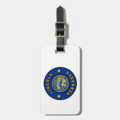 Étiquette À Bagage Lincoln Nebraska (Devant Vertical)