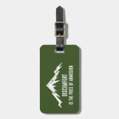 Étiquette À Bagage L'Inconfort Est Le Prix De L'Admission (Devant Vertical)