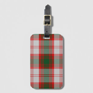 Étiquette À Bagage Lindsay Robe Clan Tartan Plaid Motif