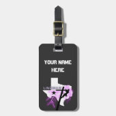 Étiquette À Bagage Linemen Over Texas Graphic (Devant Vertical)