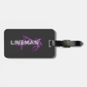 Étiquette À Bagage Linemen Over Texas Graphic (Dos horizontal)