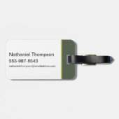 Étiquette À Bagage L'infini Poison de crise Illustration d'Ivy (Dos horizontal)