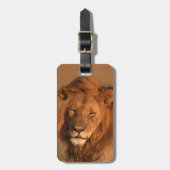 Étiquette À Bagage Lion (Devant Vertical)