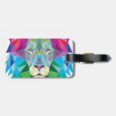 Étiquette À Bagage Lion Arc-en-ciel (Dos horizontal)