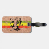 Étiquette À Bagage Lion de roi (Dos horizontal)
