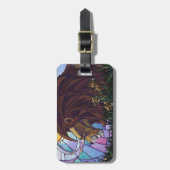 Étiquette À Bagage Lion et petits (Devant Vertical)