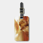 Étiquette À Bagage Lions se relaxer en Afrique (Devant Vertical)