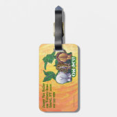 Étiquette À Bagage Lions Tiger Ours Oh Mon (Dos Vertical)