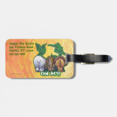 Étiquette À Bagage Lions Tiger Ours Oh Mon (Dos horizontal)