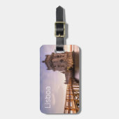 Étiquette À Bagage Lisbonne Portugal Torre de Belém (Devant Vertical)