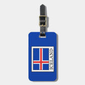 Étiquette À Bagage L'Islande (Devant Vertical)