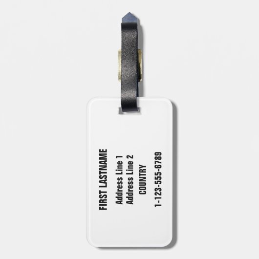 Étiquette À Bagage L'Islande ombrage l'étiquette faite sur commande (Dos Vertical)