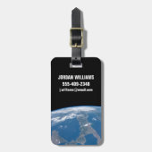 Étiquette À Bagage L'Italie Et Sa Sicile. (Devant Vertical)