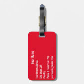 Étiquette À Bagage L'Italie | la tour penchée de Pise (Dos Vertical)