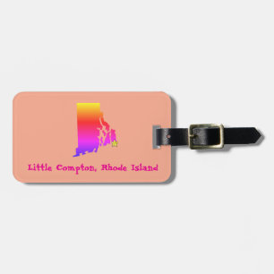 Étiquette À Bagage Little Compton, RI Code postal - 02837 Pride Arc e